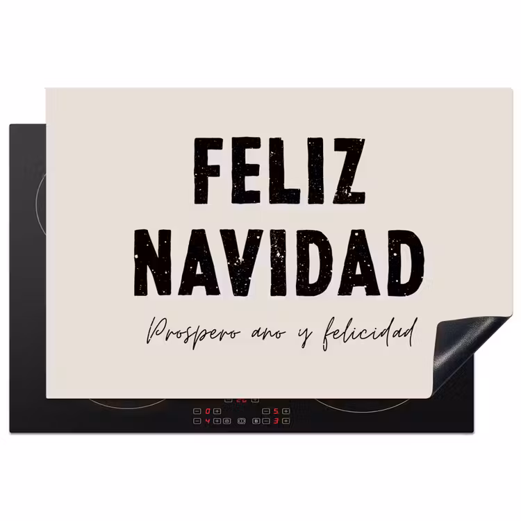 Herdabdeckplatte - Weihnachten - Zitate - Feliz navidad - Weihnachten - Feiertage