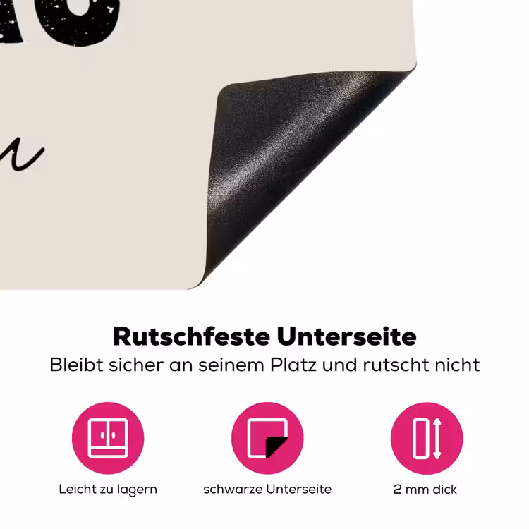 Kerst - Quotes - Merry xmas - Feestdagen - Zwart Inductie beschermer vinyl 3mm klein -zzzzzzz-lf-onderkant