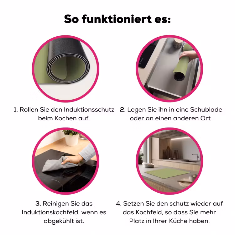 Whispering - Sage - Groen Inductie beschermer vinyl 3mm middel 274 -zzzzzzz-lf-werking