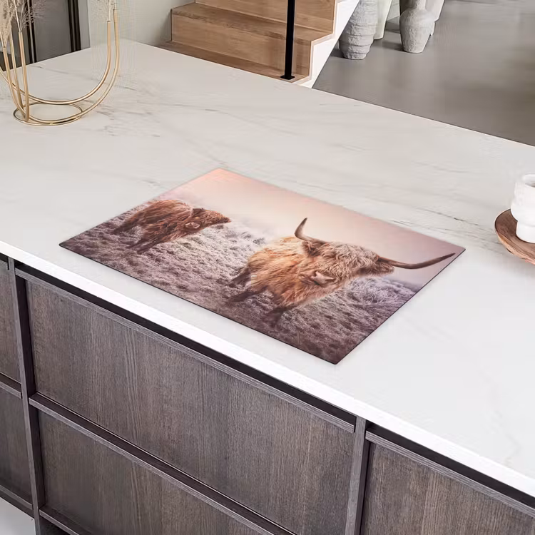 Winterse Glorie Inductie beschermer vinyl 3mm klein -sfeer8