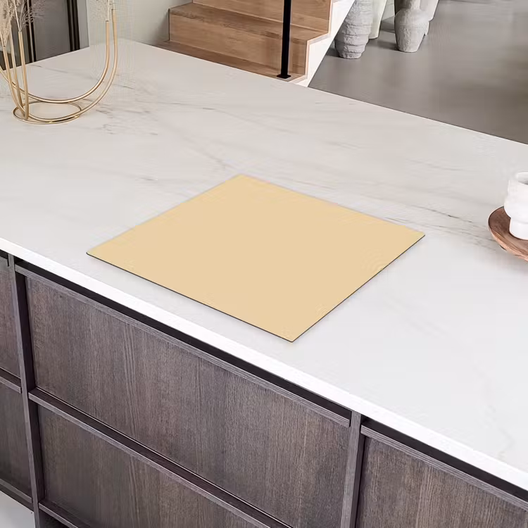 Desert - Sand - Nude Inductie beschermer vinyl 3mm middel 274 -sfeer8