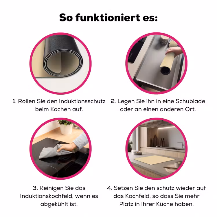 Desert - Sand - Nude Inductie beschermer vinyl 3mm middel 274 -zzzzzzz-lf-werking