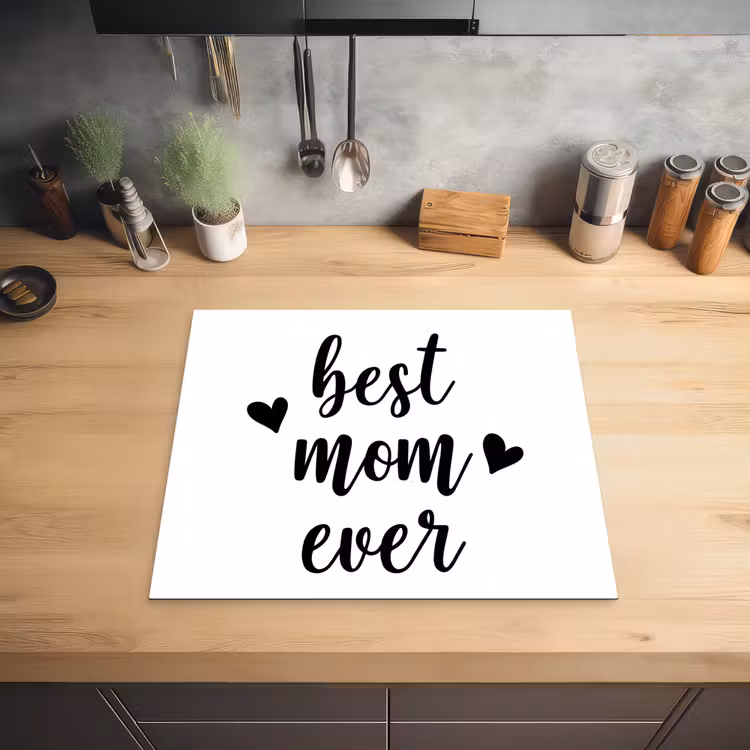 Quotes - Moederdag - Cadeau Inductie beschermer vinyl 3mm middel -sfeer5