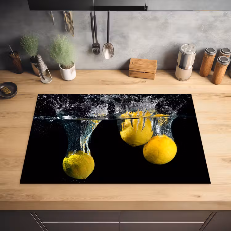 Citroenen in de Schijnwerpers Inductie beschermer vinyl 3mm klein -sfeer5