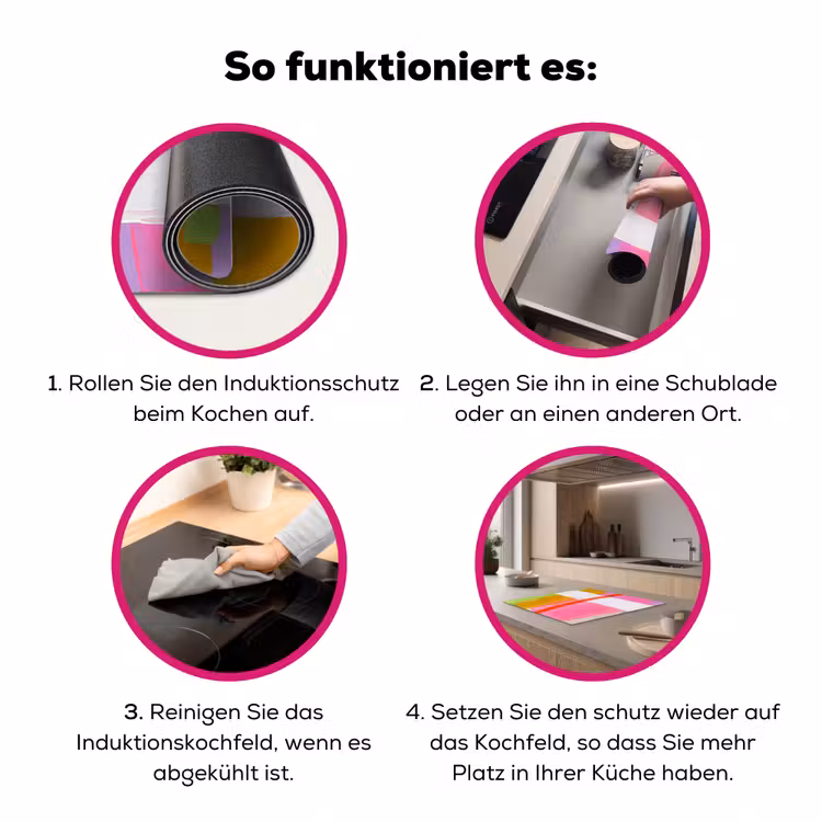 Abstract - Kleurrijk - Vormen - Modern - Kunst Inductie beschermer vinyl 3mm middel -zzzzzzz-lf-werking