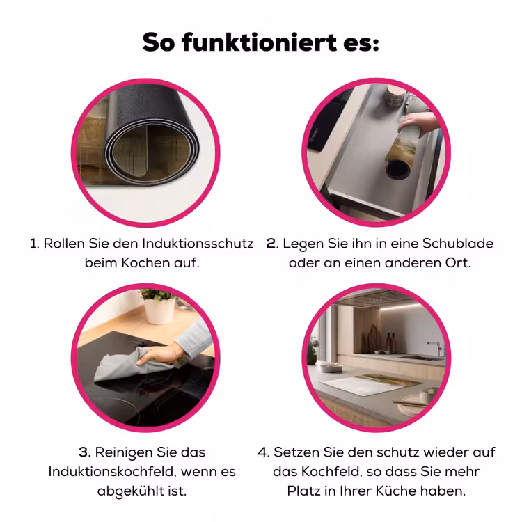Abstract - Landschap - Natuur - Beige - Bruin Inductie beschermer vinyl 3mm middel -zzzzzzz-lf-werking