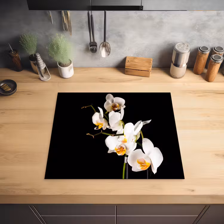 Hemelse Orchideeëntak Inductie beschermer vinyl 3mm middel -sfeer5