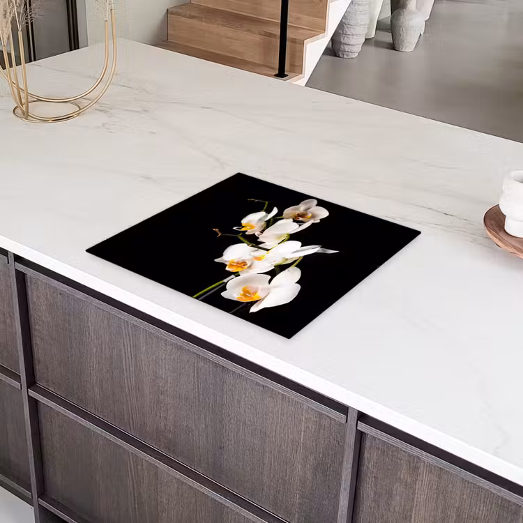 Hemelse Orchideeëntak Inductie beschermer vinyl 3mm middel -sfeer8