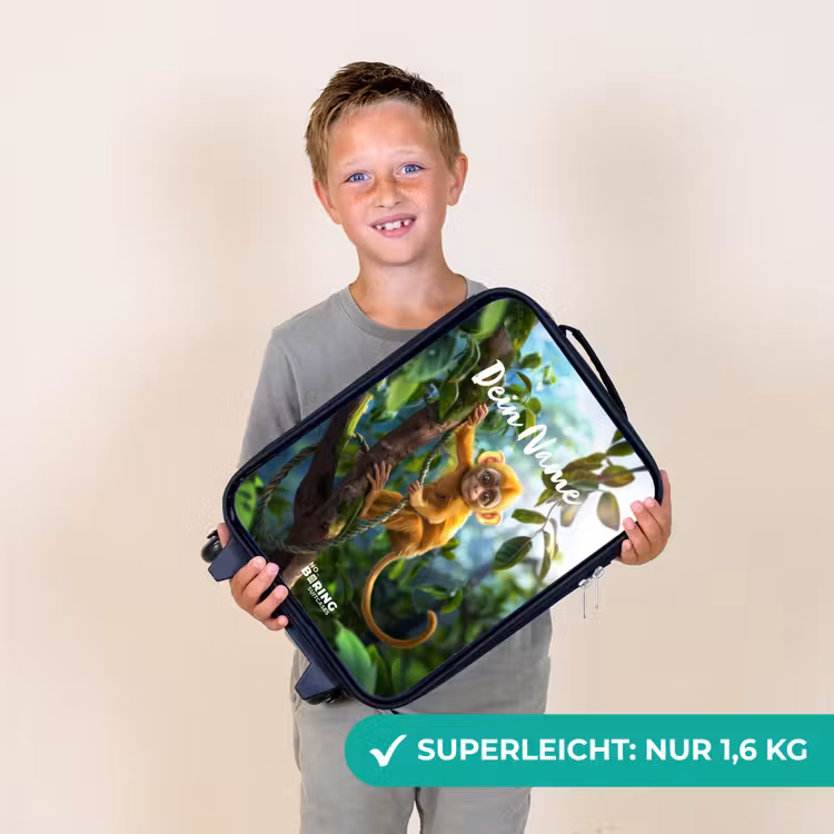 Alex aapje Kinderkoffer - Zwart klein -sfeer4_DE