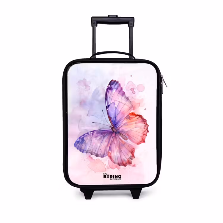 Aquarel aurora Kinderkoffer - Zwart klein -3d
