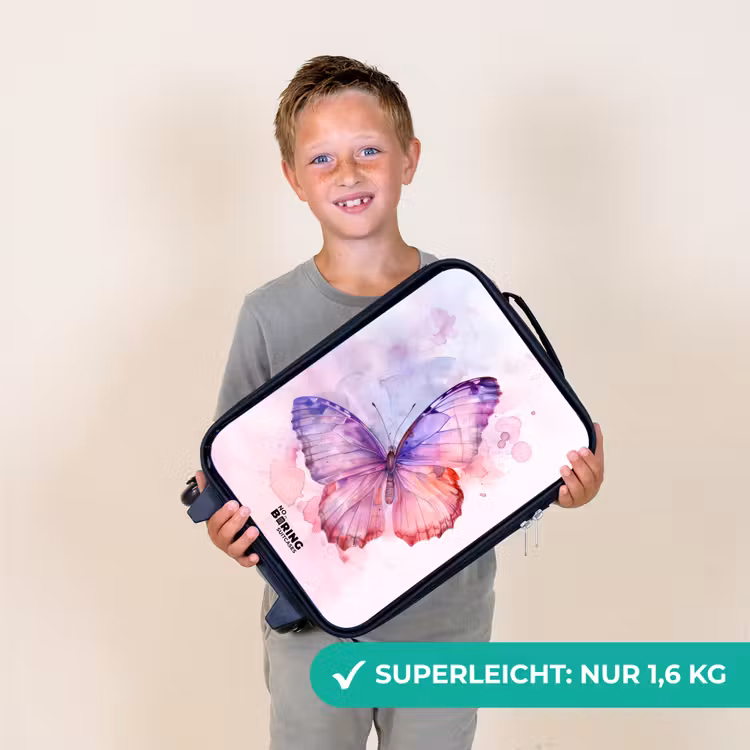 Aquarel aurora Kinderkoffer - Zwart klein -sfeer4_DE