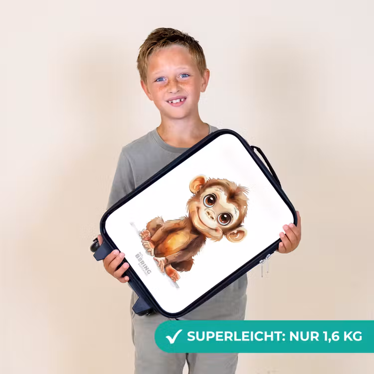 Baby aap Kinderkoffer - Zwart klein -sfeer4_DE