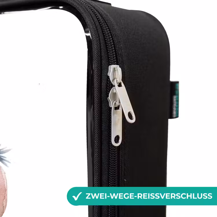 Baby neushoorn Kinderkoffer - Zwart klein -rits_DE