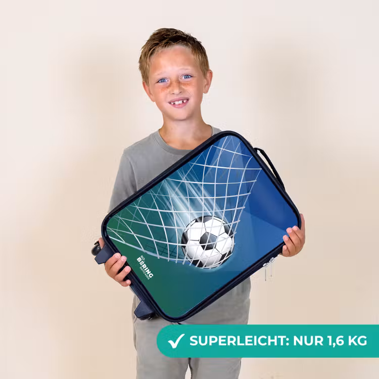 Bal in het goal Kinderkoffer - Zwart klein -sfeer4_DE
