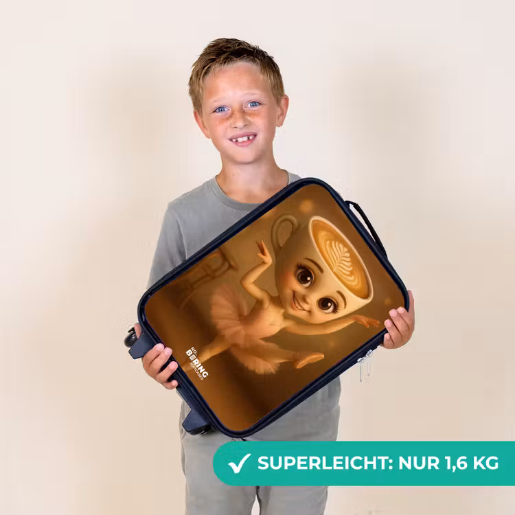 Ballerina Cappuccina Kinderkoffer - Zwart klein -sfeer4_DE