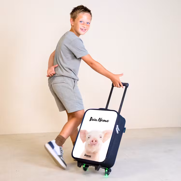 Binky Big Kinderkoffer - Zwart klein -sfeer3