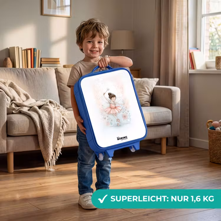 Ballerina - Elf - Fee Kinderkoffer - Blauw klein -sfeer2_DE