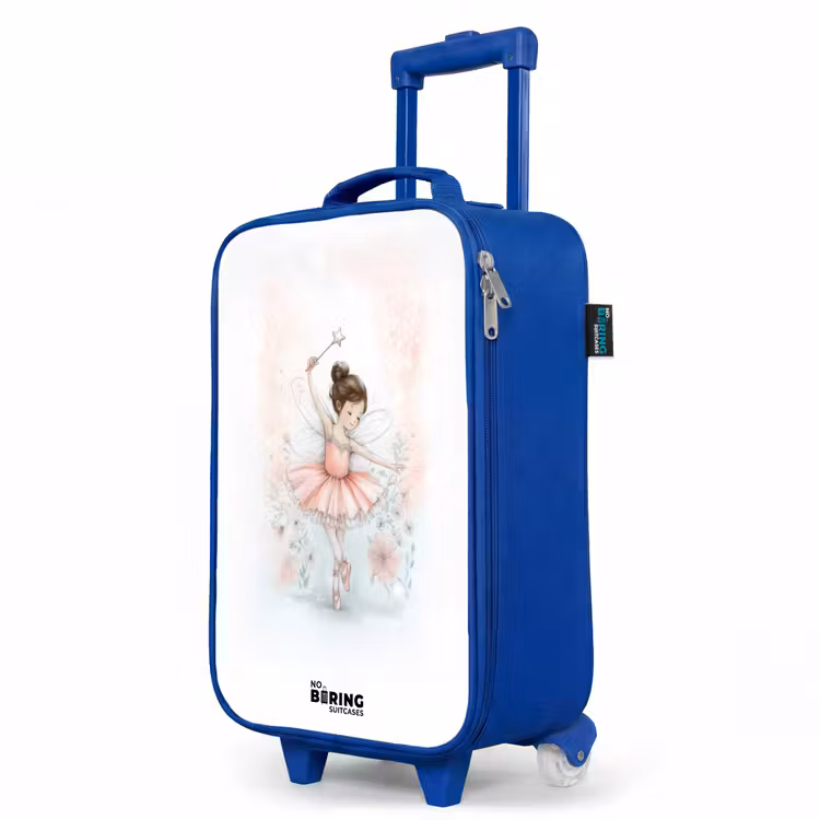 Ballerina - Elf - Fee Kinderkoffer - Blauw klein -productfoto_schuin