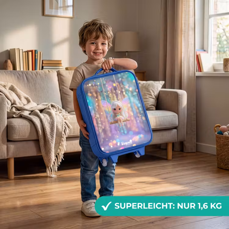 Fee - Elf - Regenboog Kinderkoffer - Blauw klein -sfeer2_DE