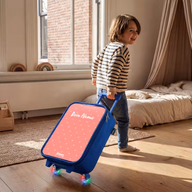Hartendief Kinderkoffer - Blauw klein -sfeer1