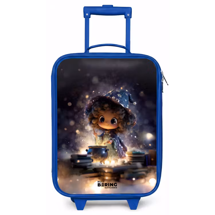 Magische Nacht vol Toverkunst Kinderkoffer - Blauw klein -zz3dotto
