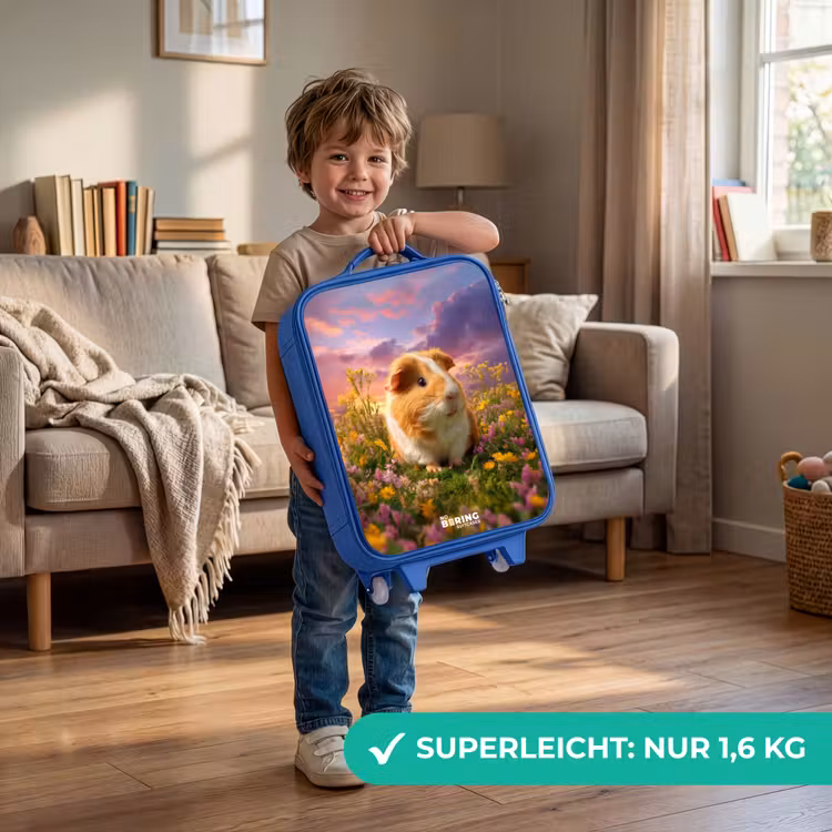 Cavia - Natuur - Dier Kinderkoffer - Blauw klein -sfeer2_DE