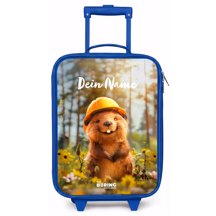 Benno Bloembouwer Kinderkoffer - Blauw klein -zz3dotto