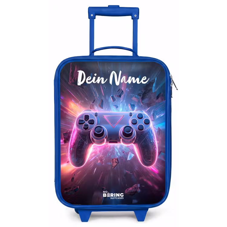Controller - Neon - Game Kinderkoffer - Blauw klein -zz3dotto