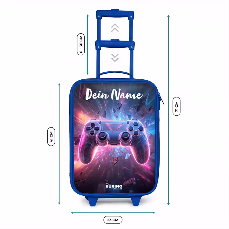 Controller - Neon - Game Kinderkoffer - Blauw klein -productfoto_formaten
