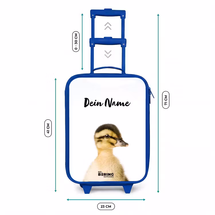 Daisy Duck Kinderkoffer - Blauw klein -productfoto_formaten
