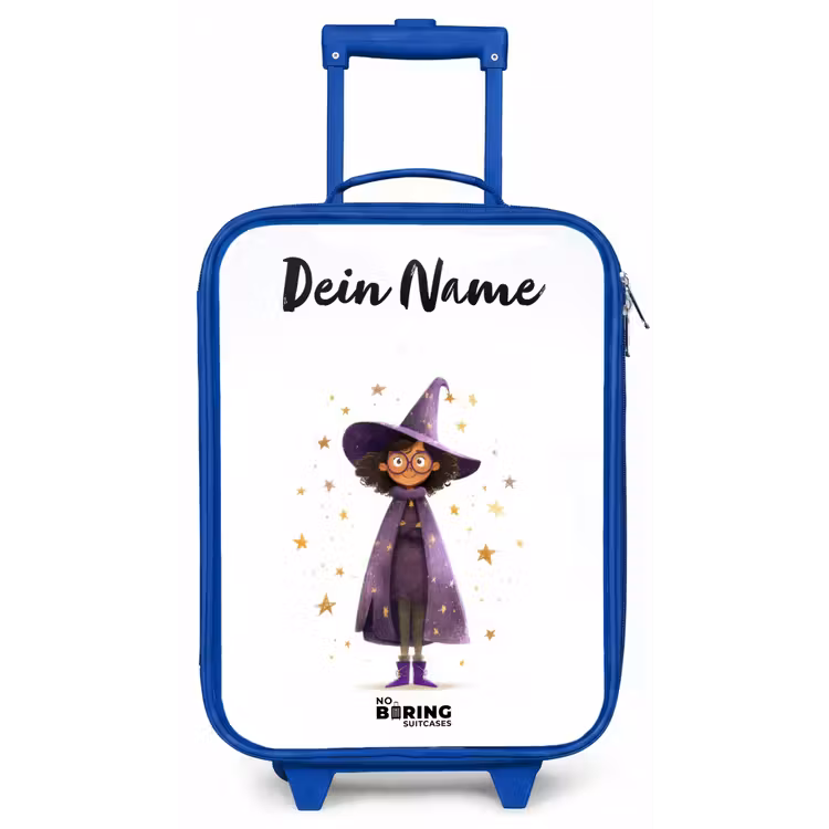 De paarse tovenaarsmantel Kinderkoffer - Blauw klein -zz3dotto