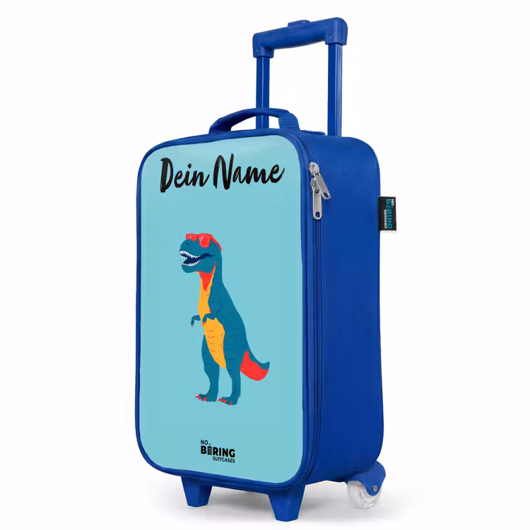 Dino - Dier - Zonnebril Kinderkoffer - Blauw klein -productfoto_schuin
