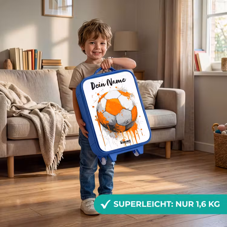Voetbalvibes - Verf - Oranje Kinderkoffer - Blauw klein -sfeer2_DE