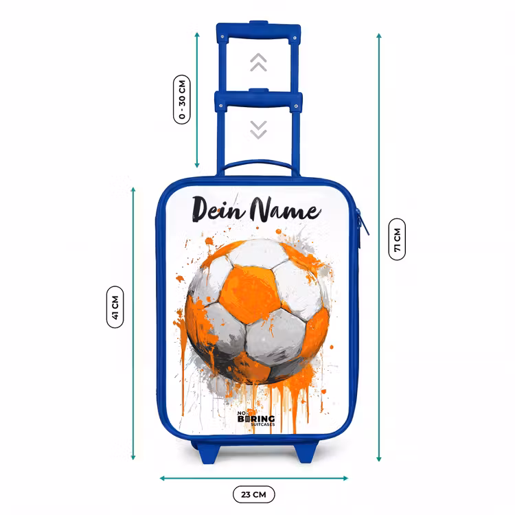 Voetbalvibes - Verf - Oranje Kinderkoffer - Blauw klein -productfoto_formaten
