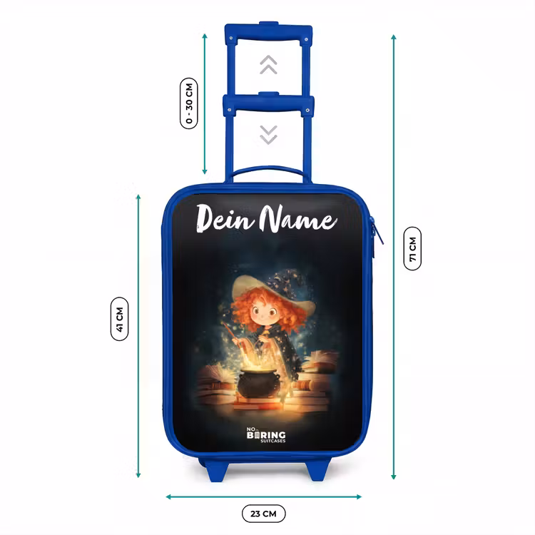 Heks met Sprankelende Toverdrank Kinderkoffer - Blauw klein -productfoto_formaten