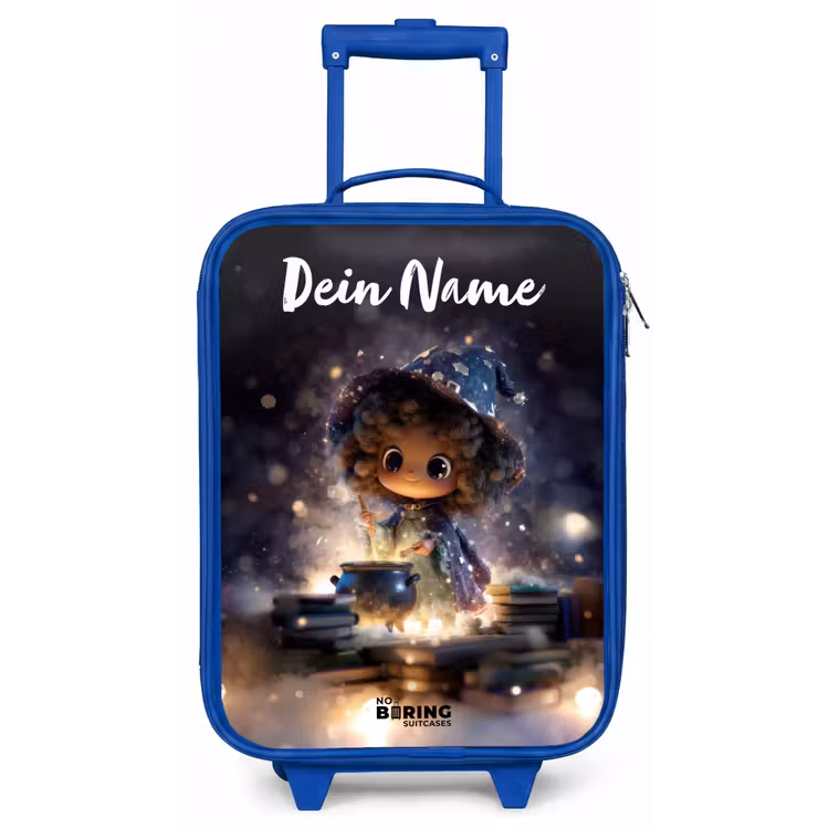 Magische Nacht vol Toverkunst Kinderkoffer - Blauw klein -zz3dotto