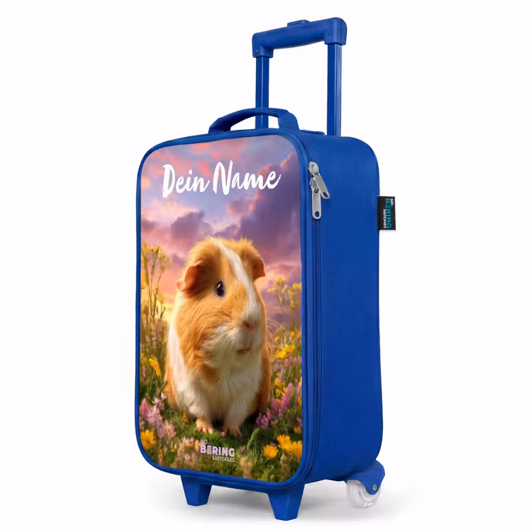 Cavia - Natuur - Dier Kinderkoffer - Blauw klein -productfoto_schuin