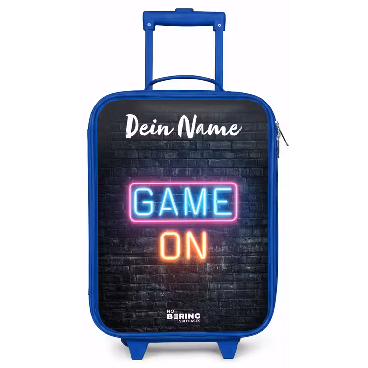 Game - Neon - Muur Kinderkoffer - Blauw klein -zz3dotto