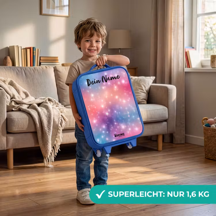 Sterren - Abstract - Kleuren Kinderkoffer - Blauw klein -sfeer2_DE