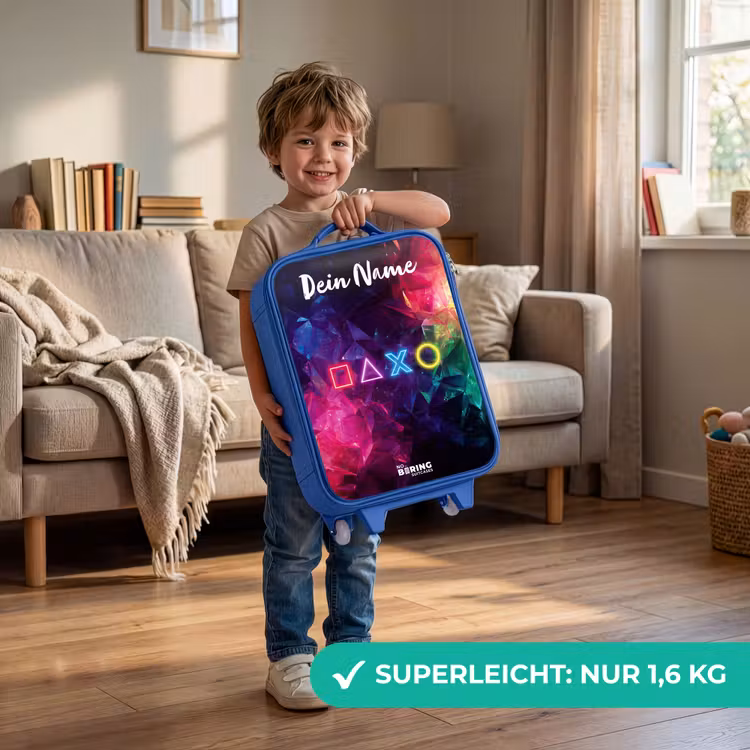 Symbolen - Game - Kleurrijk Kinderkoffer - Blauw klein -sfeer2_DE