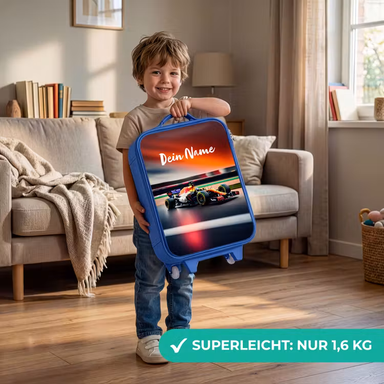 Furious F1 Kinderkoffer - Blauw klein -sfeer2_DE