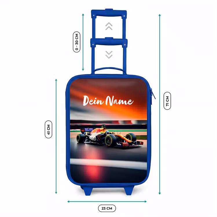 Furious F1 Kinderkoffer - Blauw klein -productfoto_formaten