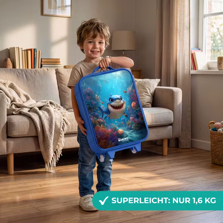 Rif - Koraal - Haai - Dier Kinderkoffer - Blauw klein -sfeer2_DE