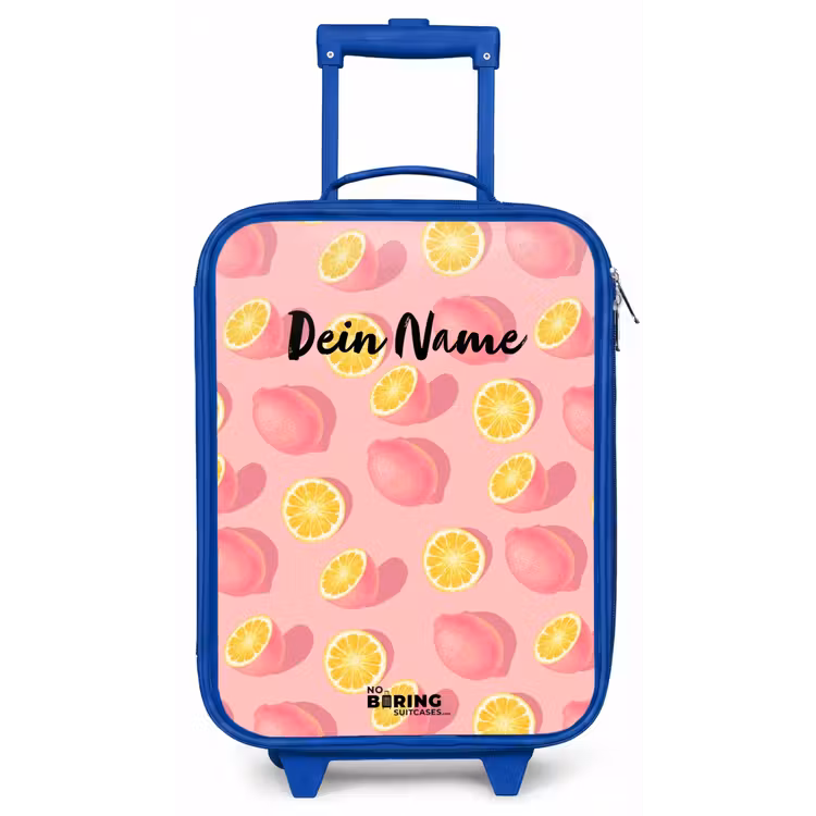 Pink limoncello Kinderkoffer - Blauw klein -zz3dotto