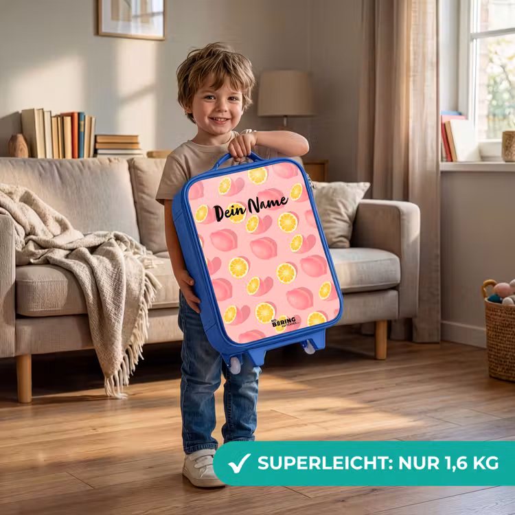 Pink limoncello Kinderkoffer - Blauw klein -sfeer2_DE