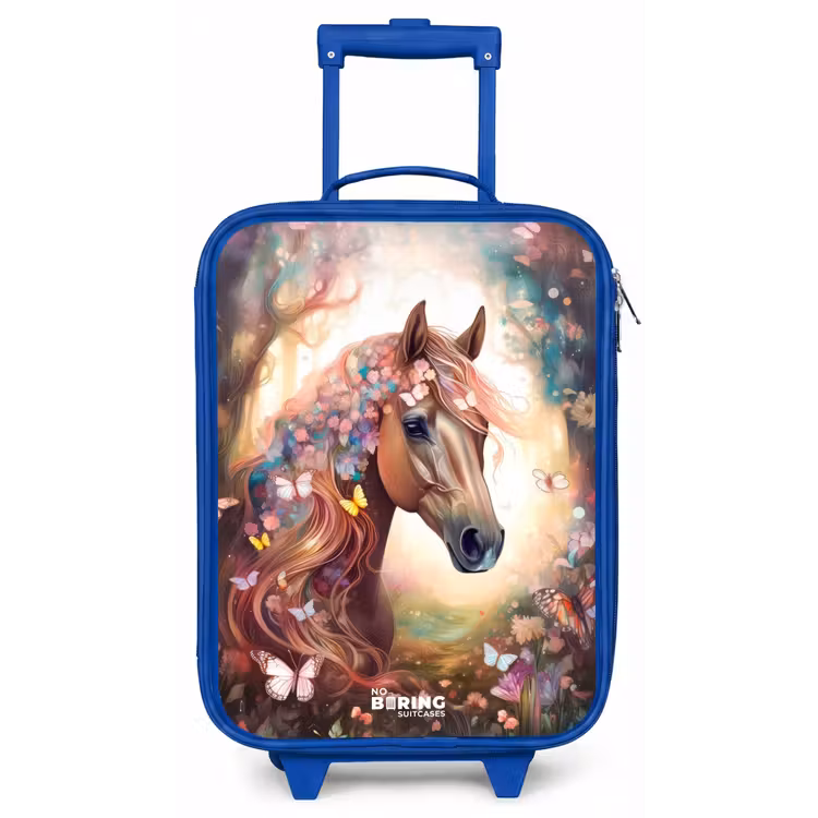 Vlindermerrie Kinderkoffer - Blauw klein -zz3dotto