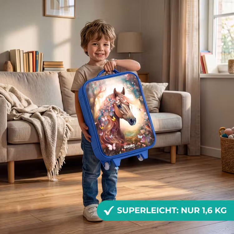 Vlindermerrie Kinderkoffer - Blauw klein -sfeer2_DE