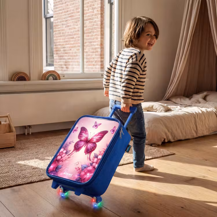 Vlindervallei Kinderkoffer - Blauw klein -sfeer1