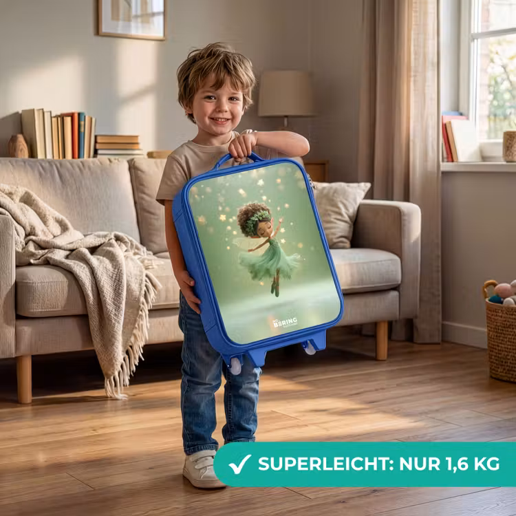 Dansende fee in groen licht Kinderkoffer - Blauw klein -sfeer2_DE
