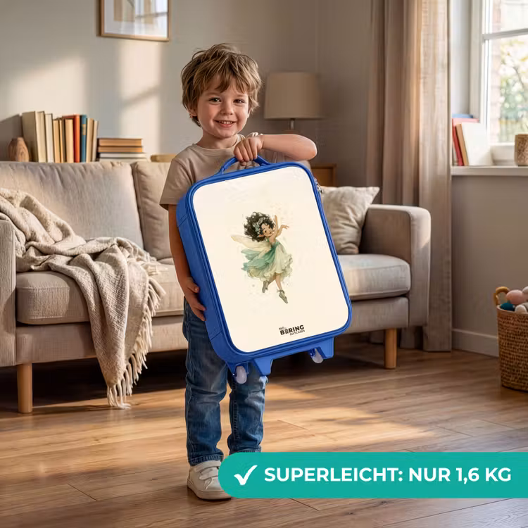 Dansende bosfee Kinderkoffer - Blauw klein -sfeer2_DE